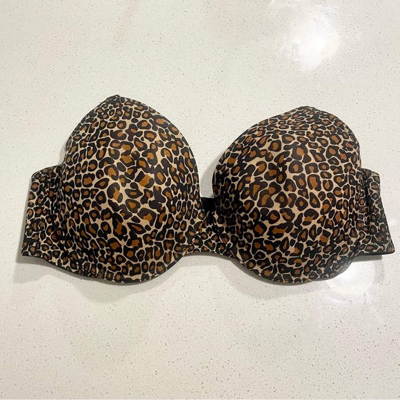 Fredericks of Hollywood Leopard Print Push-Up Bra - Picture 2 of 7